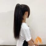 TÓC CỘT THẲNG LÀM BẰNG TÓC THẬT