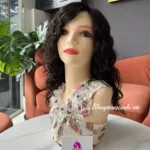 Tóc Giả Nguyên Đầu Layer Uốn Xoăn Sóng Làm Bằng Tóc Thật