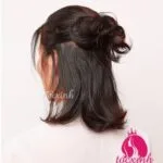 TÓC BÚI DẠNG THẲNG LÀM BẰNG TÓC THẬT