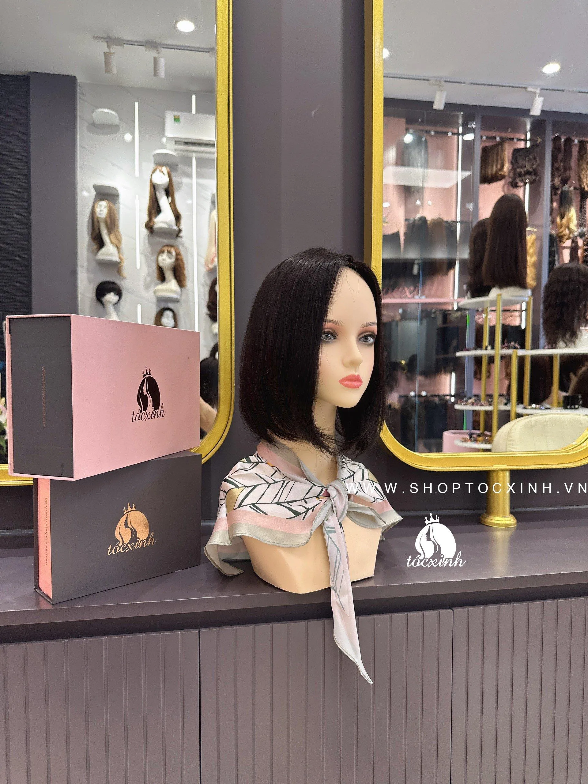 TÓC MÁI CHE BẠC SIÊU DA BOB