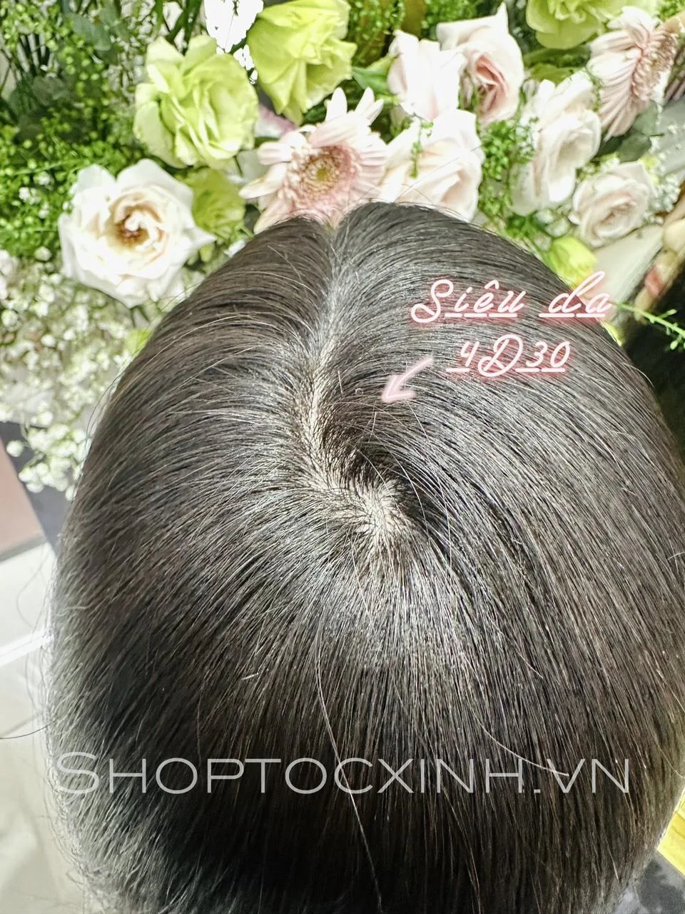 TOC MAI SIEU DA 30CM 3D TOC GIA LAM BANG TOC THAT 1