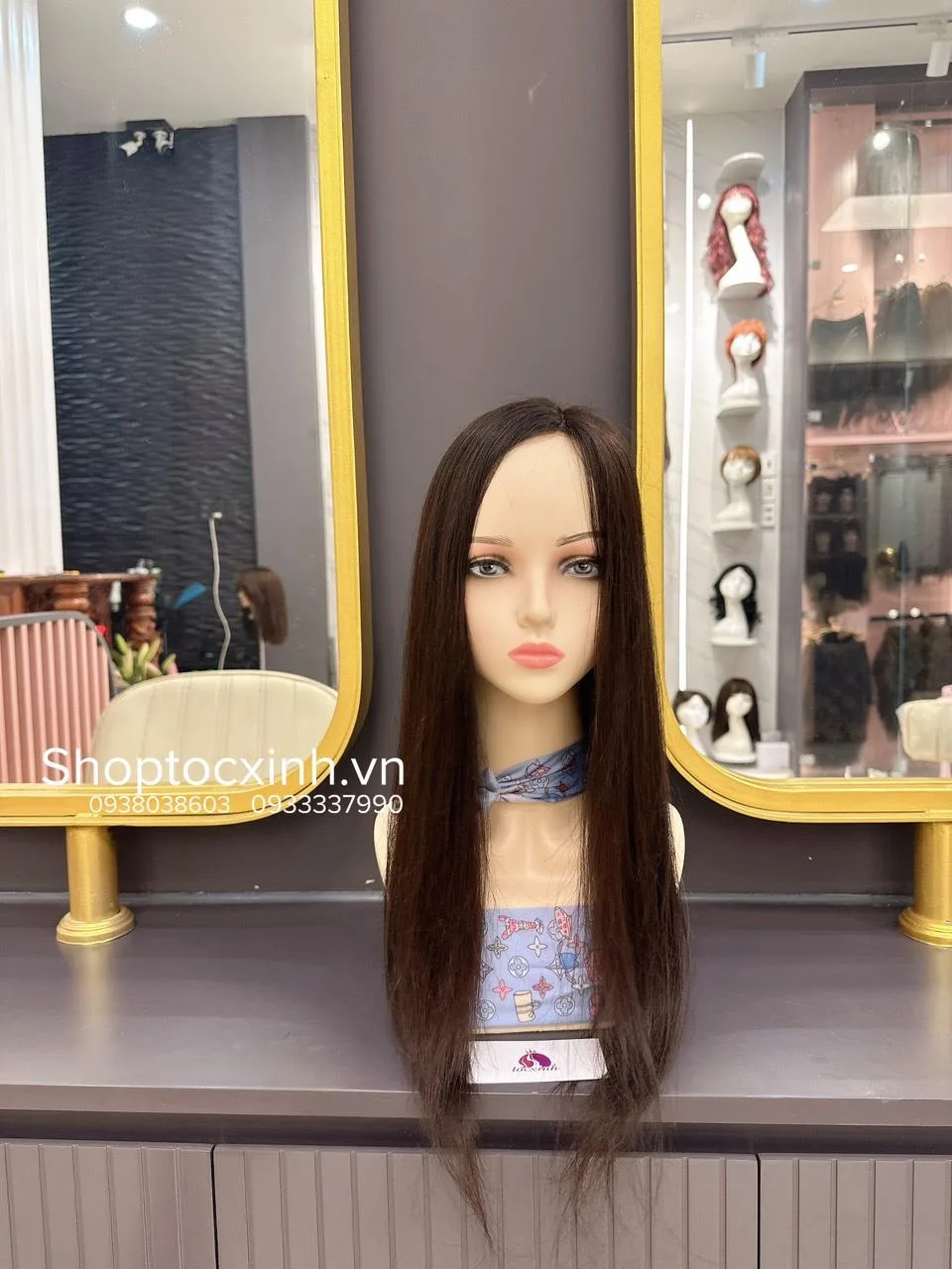 Tóc mái che hói 60cm 