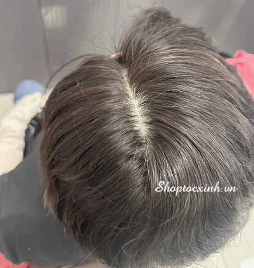 TÓC TÉM NGẮN SIÊU DA LÀM BẰNG TÓC THẬT - Ảnh 3