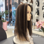 TÓC MÁI CHE ĐỈNH 4D40CM MÓC LINE  TÓC GIẢ LÀM BẰNG TÓC THẬT