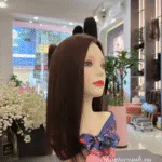 TÓC MÁI CHE ĐỈNH 4D35CM NHUỘM HẠT DẺ TÓC GIẢ LÀM BẰNG TÓC THẬT