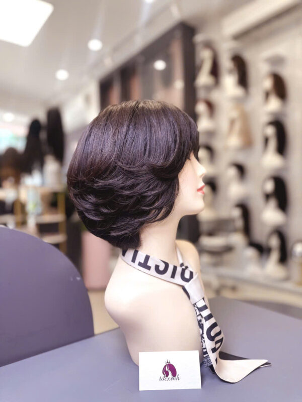 Địa chỉ mua tóc giả nữ làm bằng tóc thật 100% giá tốt TPHCM đẹp và uy tín