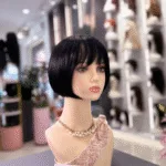 TÓC GIẢ LÀM BẰNG TÓC THẬT NGUYÊN ĐẦU NGẮN NGÔI XOÁY ĐỈNH