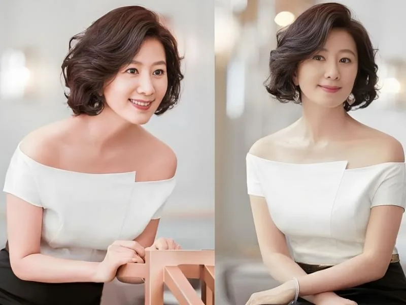 tóc giả cho phụ nữ trung niên