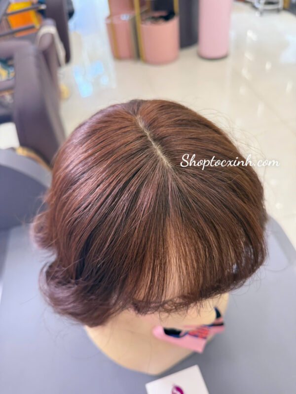 Tóc Giả Nguyên Đầu Có Da Đầu, Đẹp Tự Nhiên Như Tóc Thật tóc giả nguyên đầu có da đầu