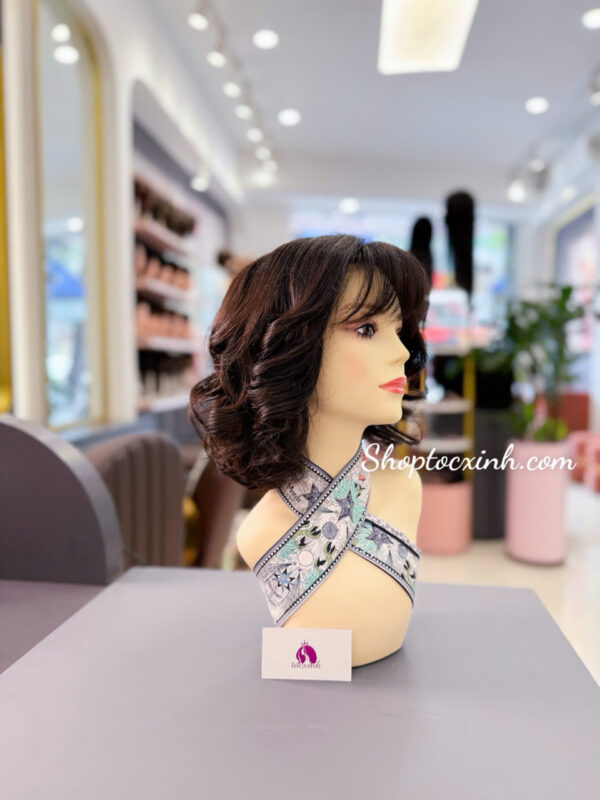 Địa chỉ mua tóc giả nữ làm bằng tóc thật 100% giá tốt TPHCM đẹp và uy tín