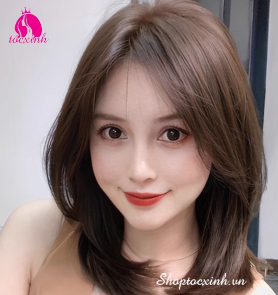Địa chỉ mua tóc giả nữ làm bằng tóc thật 100% giá tốt TPHCM đẹp và uy tín