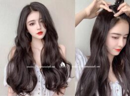 Tóc kẹp phím làm bằng tóc thật