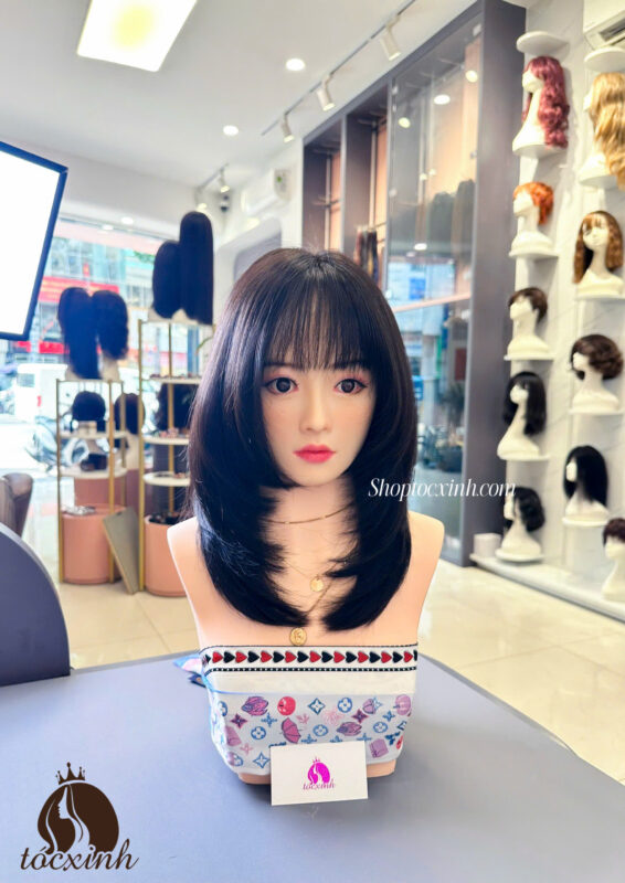 Địa chỉ bán tóc giả siêu da đầu bằng tóc thật tại Sài Gòn bền đẹp nhất Tóc giả nguyên đầu layer làm bằng tóc thật