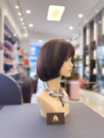 tóc ngắn nữ nguyên đầu làm bằng tóc thật