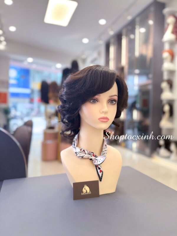 7 mẫu tóc giả nữ nguyên đầu ngắn trẻ trung, duyên dáng khiến bạn mê mẩn tiệm tóc giả sài gòn