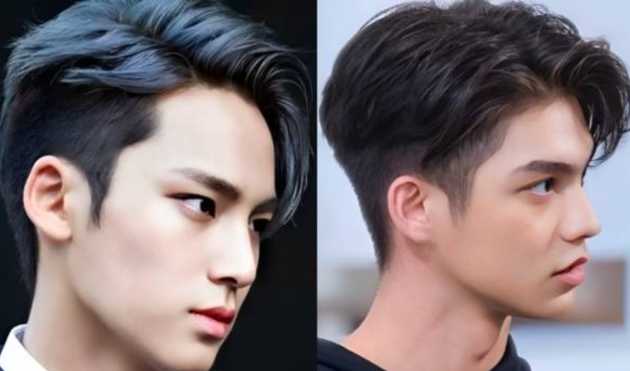 Kiểu tóc Side Part cho mặt góc cạnh 
