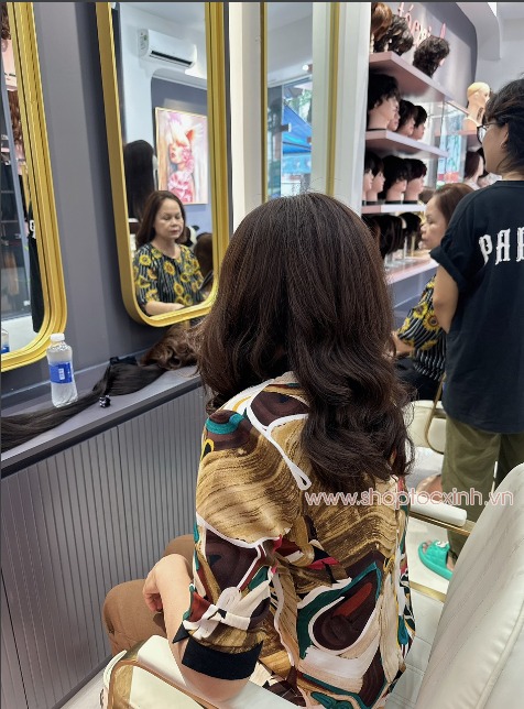 Shop bán tóc thật cho nữ – đẹp tự nhiên, cao cấp và bền lâu tóc giả bằng tóc thật