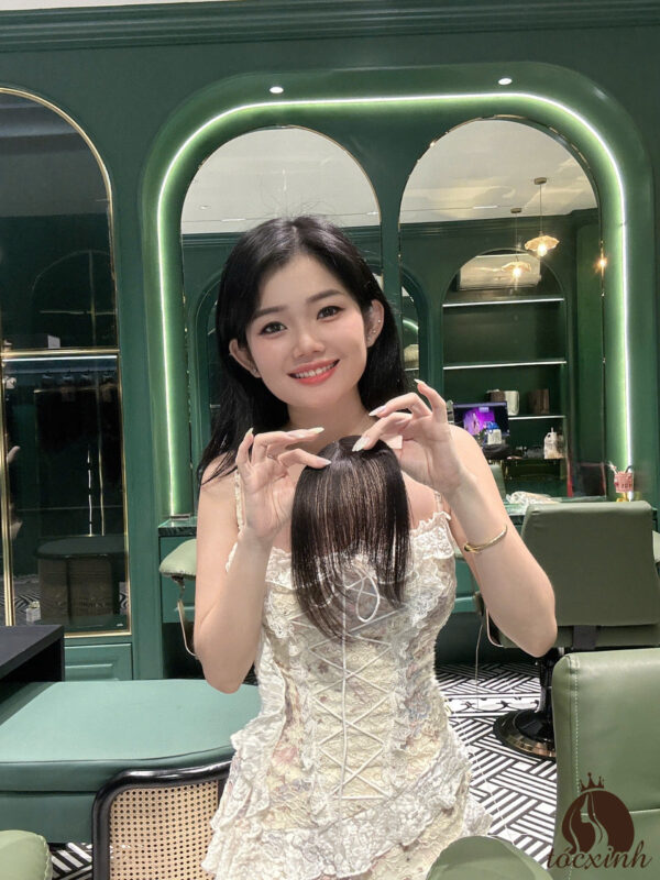 Tóc Giả Nguyên Đầu Có Da Đầu, Đẹp Tự Nhiên Như Tóc Thật tóc giả làm bằng tóc that giả bao nhiều