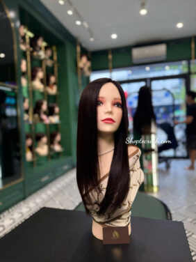 TÓC GIẢ NGUYÊN ĐẦU NỮ DÀI 60CM LÀM BẰNG TÓC THẬT