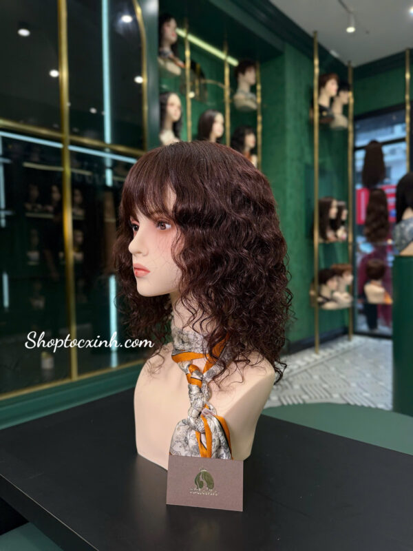 Tóc Xoăn Sóng Lơi Ngang Vai