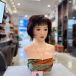 Tóc bob ngắn tóc giả làm bằng tóc thật