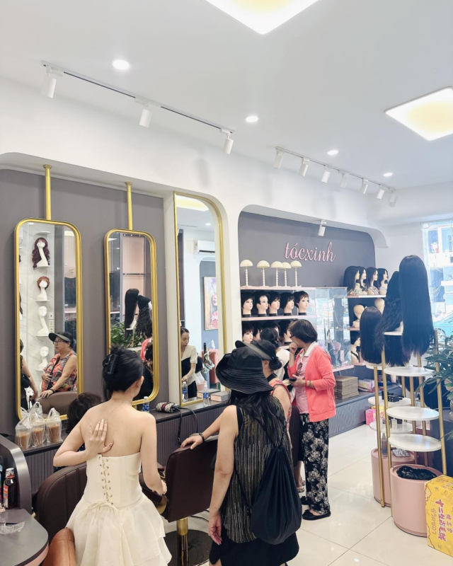 cửa hàng bán tóc giả