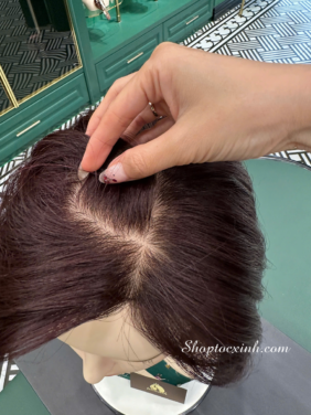 TÓC GIẢ NGUYÊN ĐẦU CÚP PHỒNG LÀM BẰNG TÓC THẬT