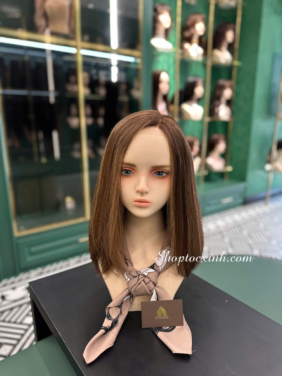 Tóc Giả Nguyên Đầu Ngang Vai