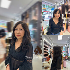 TÓC GIẢ NGUYÊN ĐẦU DÀI LÀM BÀNG TÓC THẬT