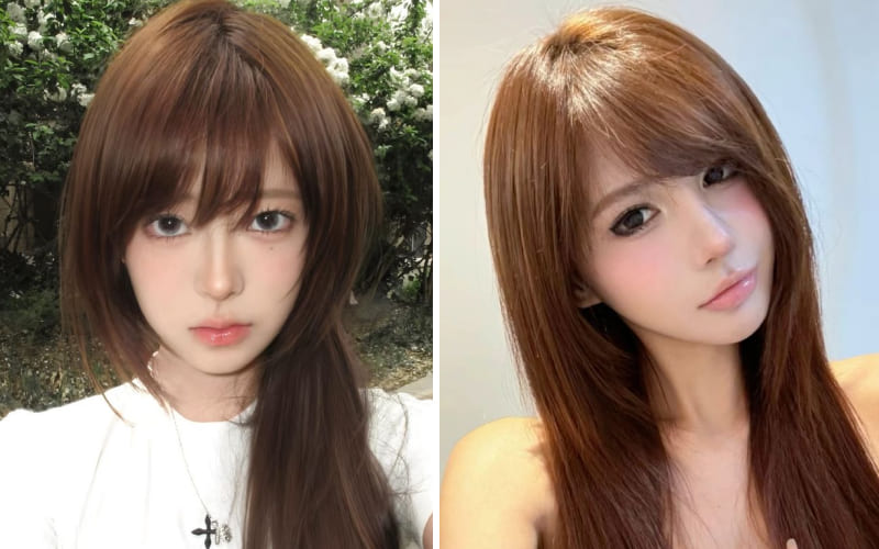 Mặt tròn nên để kiểu tóc nào? Top 6 kiểu tóc đẹp cho gương mặt tròn thon gọn hơn. Tóc rẽ lêch ngôi