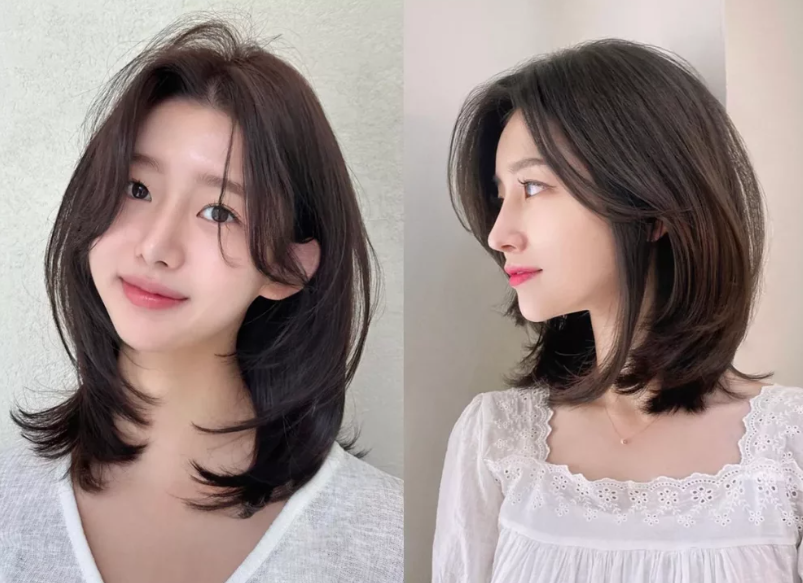 Tóc ngắn layer nhẹ