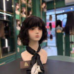 Tóc giả ngắn uốn xoăn