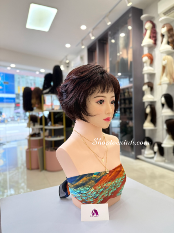 hướng dẫn sử dụng tóc mái giả trung niên