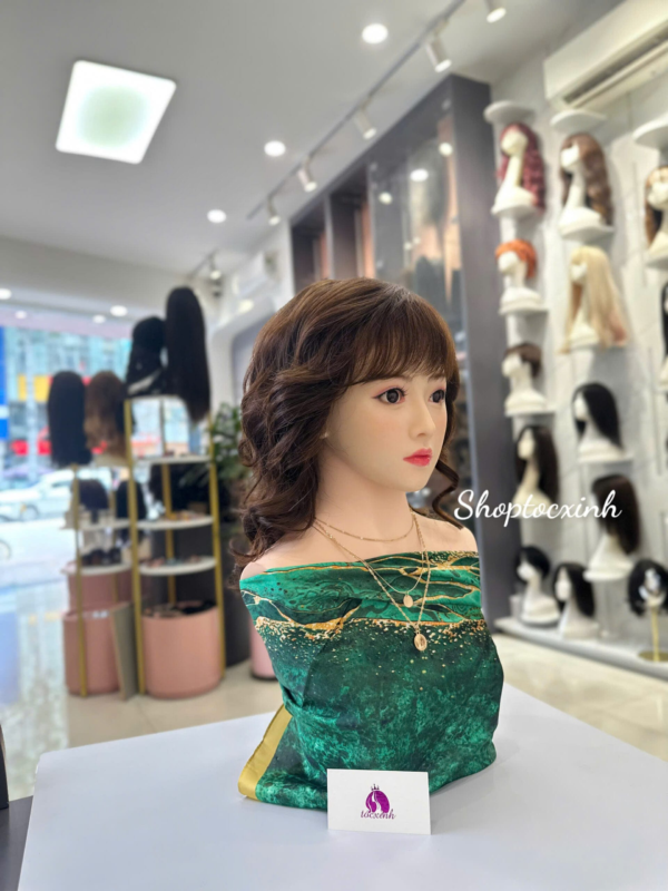 hướng dẫn sử dụng tóc mái giả trung niên